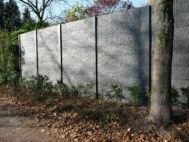 Beton schutting graniet
